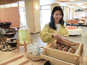 【ウェルカムサービス】温泉饅頭のご用意もございます(一例)※ワンちゃんは食べられません。