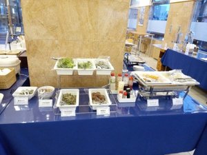 手作り朝食無料サービスある日の朝食 その1