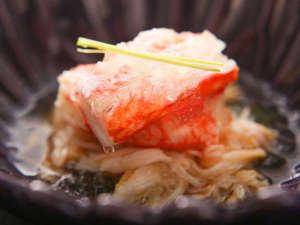 【毛蟹】濃厚な甘みの蟹味噌が特徴。