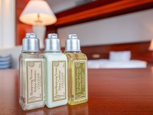 【プレミアフロア】プレミア海峡スイート限定のアメニティ「ロクシタン」