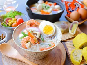 朝食ブッフェ一例:太平燕