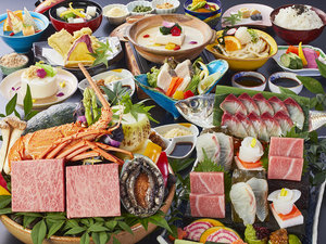 ●【レストラン食‐グレードUP会席】上質な食を楽しみたい方へ。自慢の宝楽焼きを豪華メニューに♪