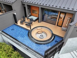 スイートヴィラ 水盤テラス(プールではありません。)