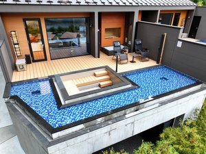 スタンダードヴィラ 水盤テラス(プールではありません。)