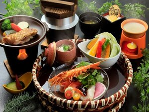 【ご夕食】籠御膳(一例)