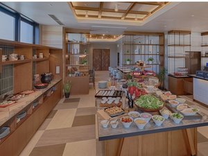 朝食ビュッフェ@