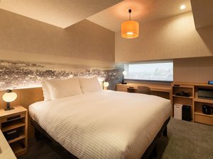 【ダブル】18平米/広々とした160cm幅のベッドが、快適な睡眠をお約束いたします