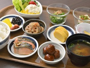 【朝食バイキング】和食盛り付け例