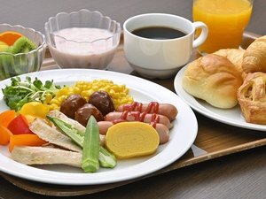 【朝食バイキング】洋食盛り付け例