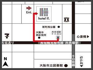 駅からホテルまでの道順