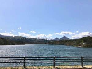 千貫石堤 温泉の裏山にあります。徒歩10分