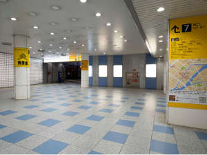 福岡市営地下鉄空港線 中洲川端駅構内 駅から徒歩4分