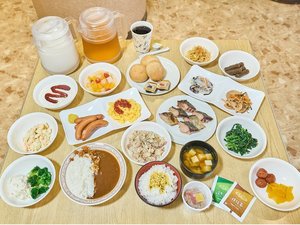 朝食バイキング