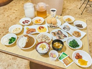 朝食バイキング