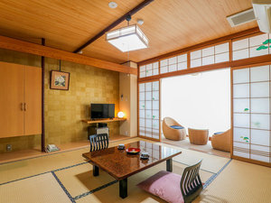 2018年 リニューアルした温泉付き和室8畳のお部屋です。