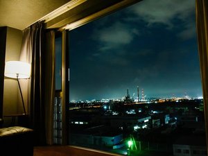 高層階客室からは大分市の夜景をお楽しみいただけます。