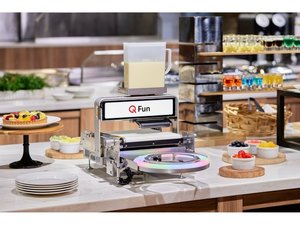 2026年5月1日〜クレープロボットQ Funが朝食ビュッフェに登場!