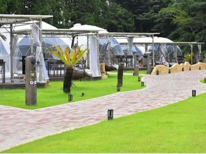 伊豆シャボテンヴィレッジ グランピング 外観