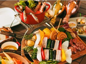 豪華アウトドアコースBBQ