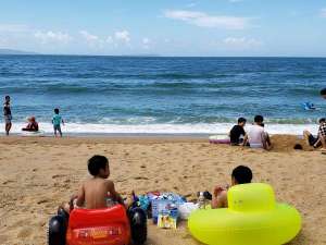 前浜海水浴場(加津佐)一面サラサラの砂浜でのんびりどうぞ当館から車で約39分