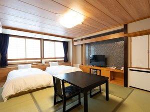 【和モダン35平米】35u和室+ツインベッド
