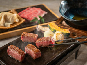 【極み会席】春(2026年3月〜5月)台 物 ・とちぎ和牛食べ比べ 鉄板焼き(ランプ、ミスジ) しゃぶしゃぶ