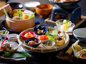 *【ご夕食一例/里山夕食】どこか懐かしく、ほっとするやさしい味わい