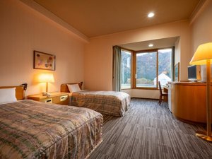 【お部屋/洋室ツインタイプ】機能的でゆとりのある洋室タイプのお部屋