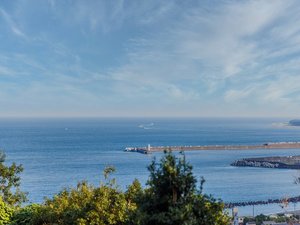 【ホテルからの景観】眼下に広がる駿河湾の絶景