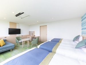 【2025年7月改装リニューアル】【オーシャンビュー】デラックスファミリールーム(バス付)
