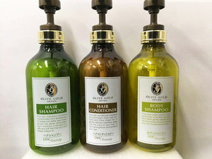 【シャンプー・コンディショナー・ボディソープ】DHC「オリーブゴールドシリーズ」