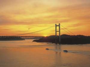 瀬戸内海の夕日