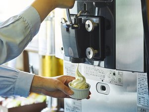 ソフトクリームも食べ放題