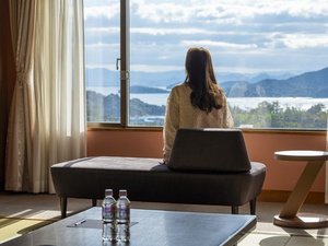和室から眺める景観は最高