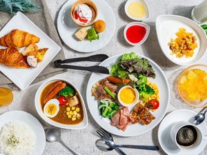 朝食ビュッフェ
