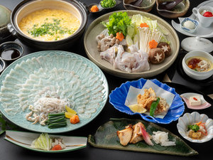 【冬季限定◆河豚会席】12月〜2月までの期間限定!ふく(福)を呼ぶふく尽くしのコースをご賞味あれ!