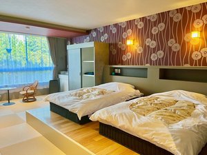 *【和モダン10畳(一例)】足をのばしてくつろげる、明るく柔らかな雰囲気の空間となっています