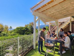 【館内設備一例】海の見えるバーベキューテラス