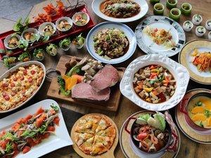 夕食バイキング