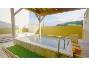 【ご宿泊者専用露天風呂】アルカリ性PH9.1ナトリウム塩化物泉 源泉100%かけ流し