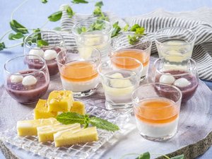 2026年夏の朝食メニュー♪〜桃とココナッツのブランマンジェ/レモンパウンドケーキ/とうきびケーキetc.〜