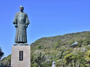 土佐の偉人 ジョン万次郎銅像