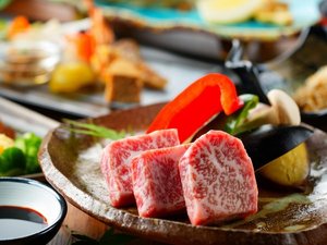 天河山荘では九州の上質な黒毛和牛を使用