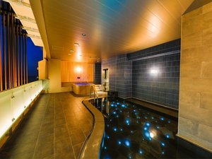 2024年12月完成☆男性大浴場「蒼陽の湯」露天風呂☆水風呂