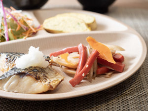 おかずは日替わり!和食派の方にも洋食派の方にもご満足いただける、豊富なラインナップです♪