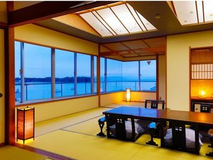 【絶景角部屋】視界いっぱいの海を独占する特別室
