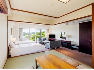 【和洋デラックス】シングルベッド2台+和室