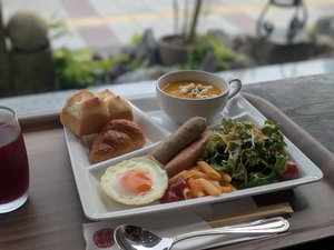 朝食プレート