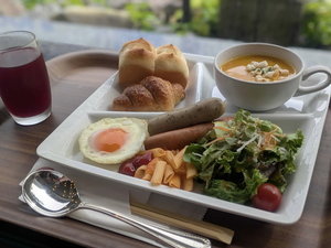 朝食プレート