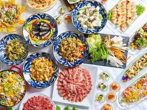 【ディナーバイキング】アグー豚や県産和牛のしゃぶしゃぶを召し上がれ♪